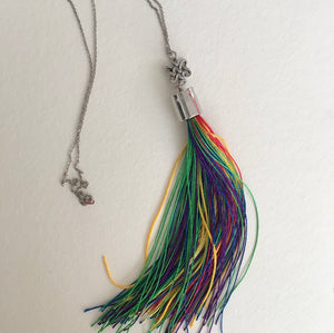 Celtic Rainbow Weaver Tassel